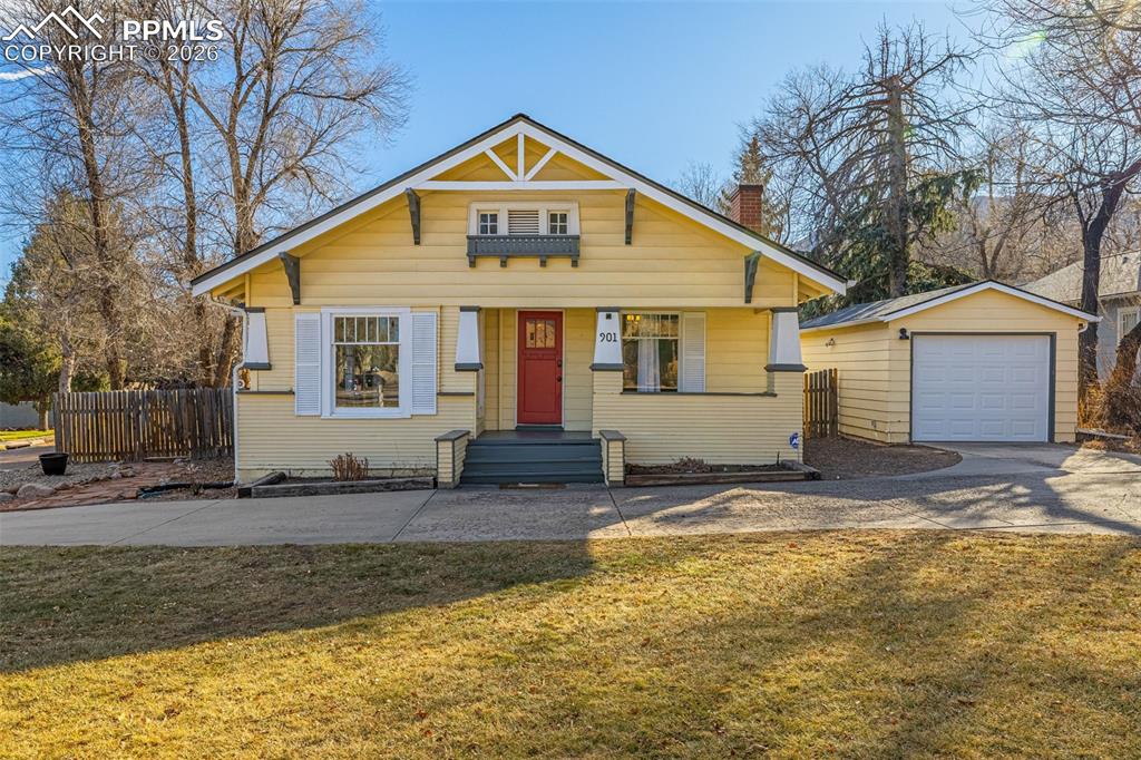 Caption: Front of Structure