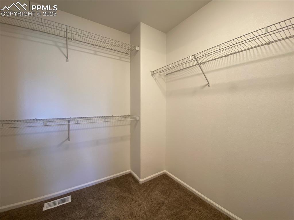 Image 19 of 38: Primary bedroom closet off of the bathroom