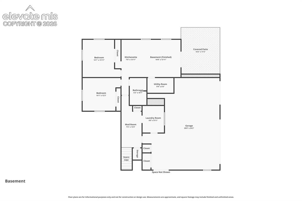 Image 49 of 50: Lower Level with Potential for Guest Quarters