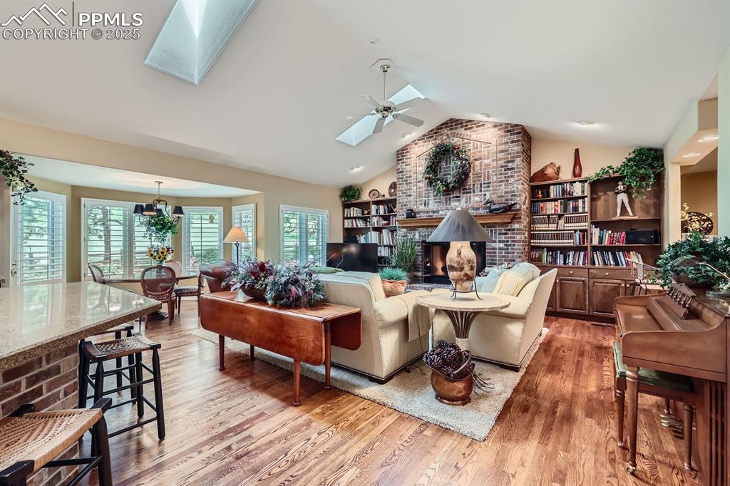 Image 24 of 49: Built in cabinetry and skylights