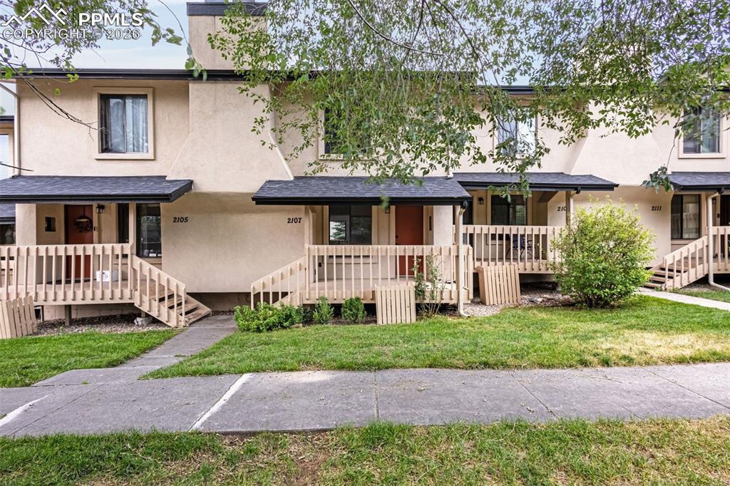 Caption: Front of Structure