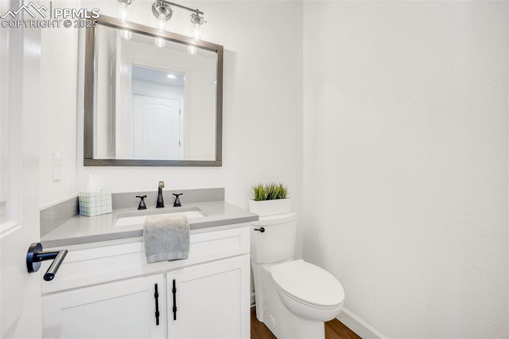 Image 13 of 37: guest bathroom on the main level