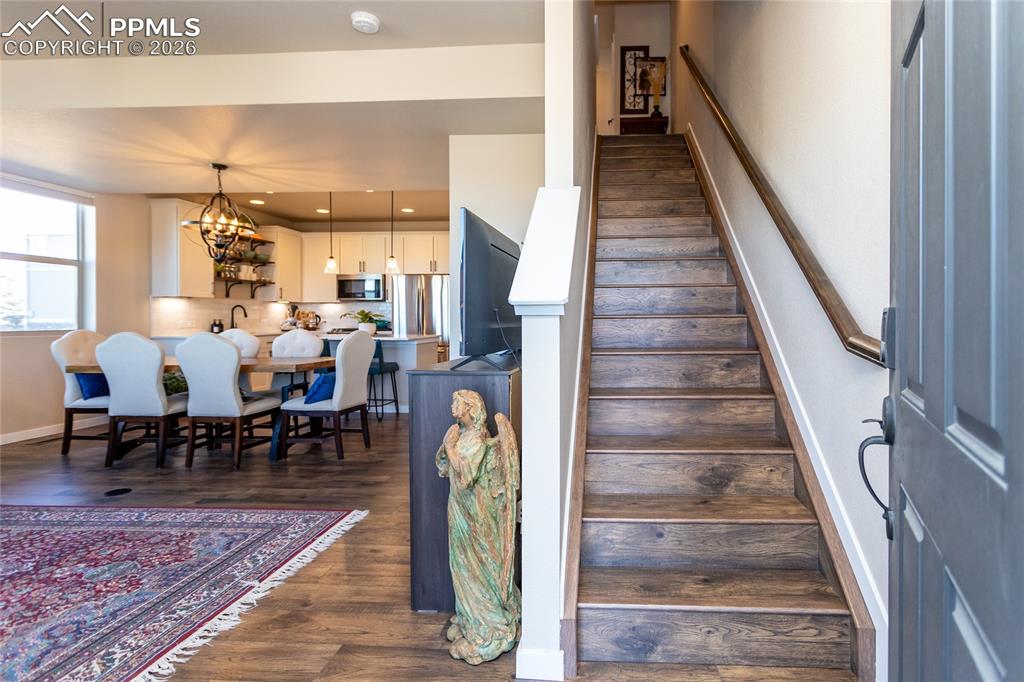 Image 15 of 36: LVP on the stairs?  YES !! 