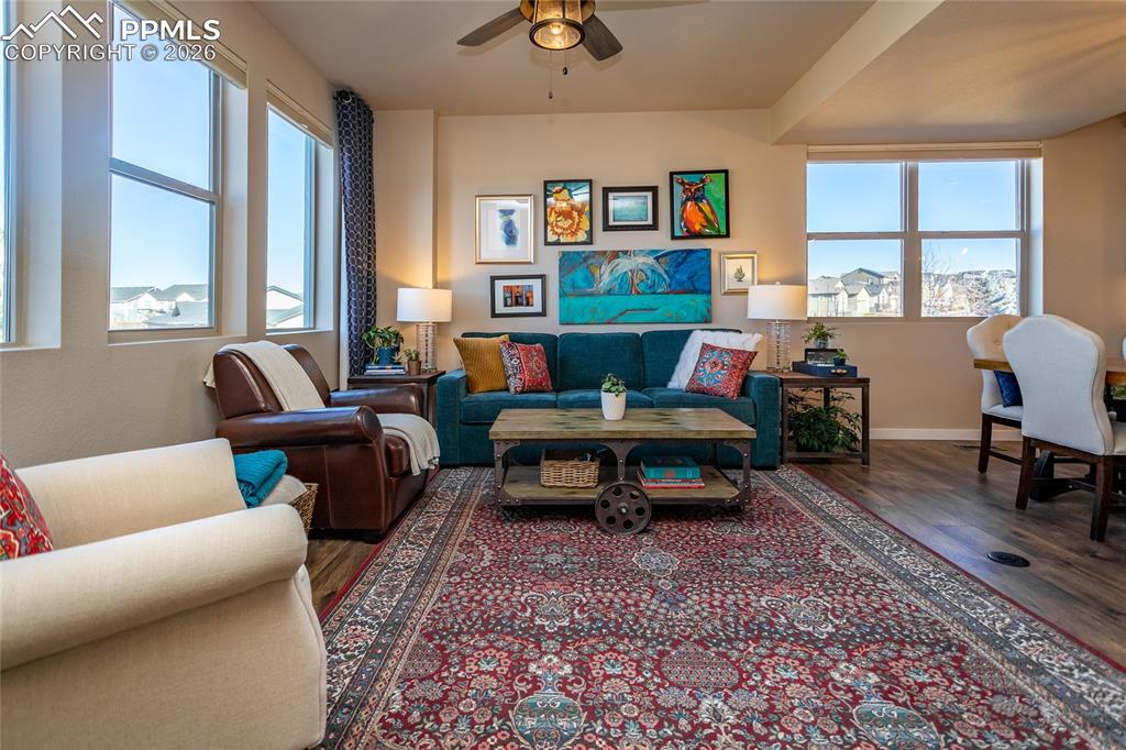 Image 3 of 36: Lots of Light! Corner windows are great.