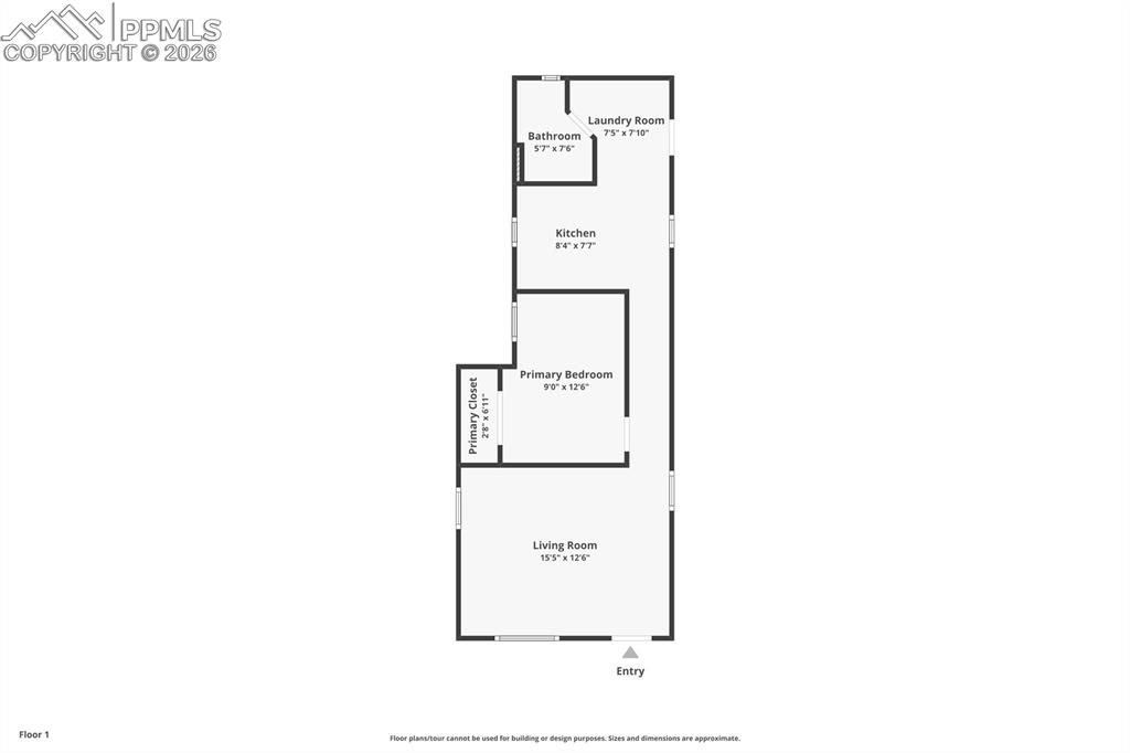 Image 36 of 36: View of floor plan / room layout