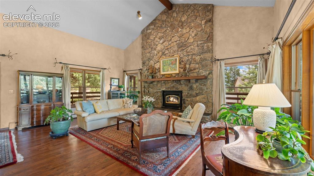 Image 8 of 42: Warm and Inviting! Genuine Moss Rock Fireplace * Fireplace Lopi Insert rate