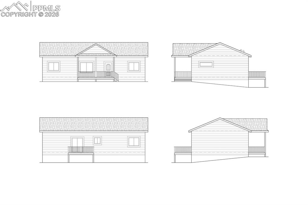 Image 2 of 3: All Sides Elevation