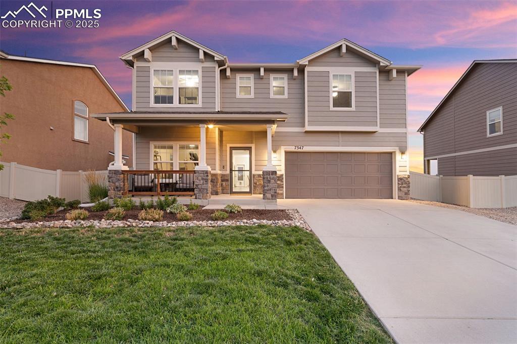 Caption: Front of Structure