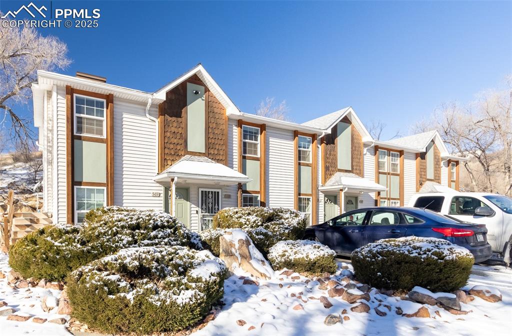 Caption: Front of Structure