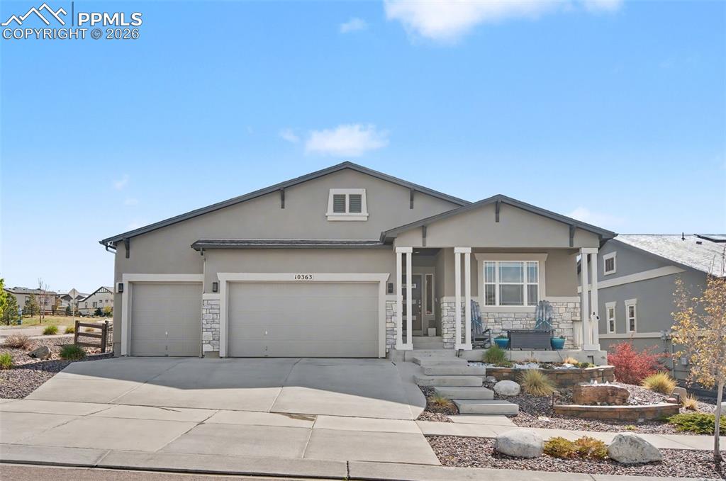Caption: Custom Landscaping and Corner Lot