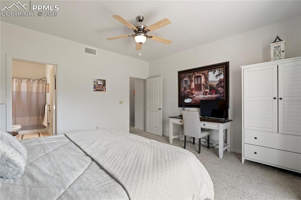 Image 17 of 27: The primary can accomodate large furniture.