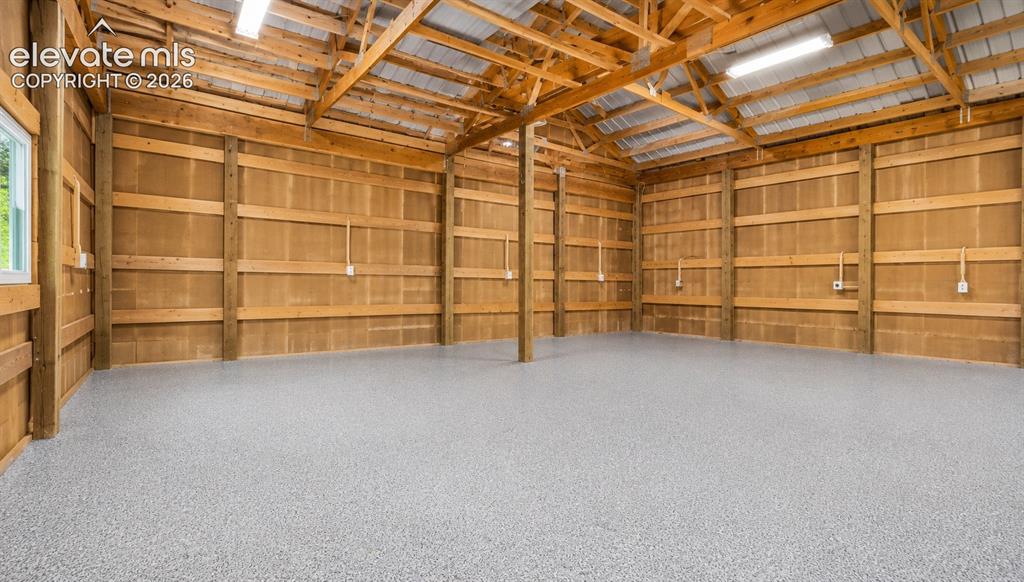 Image 37 of 38: inside detached garage