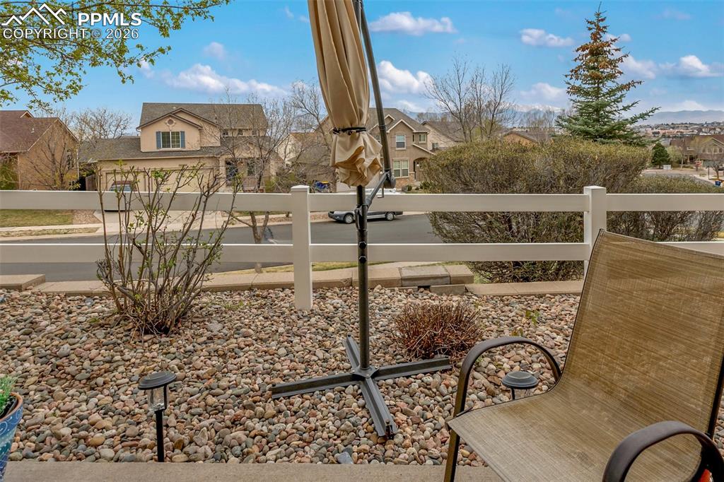 Image 13 of 29: Patio with views of Pikes Peak