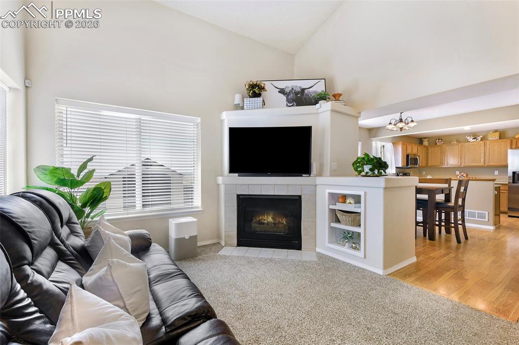 Image 9 of 30: Living Room With View Into Dinning And Kitchen