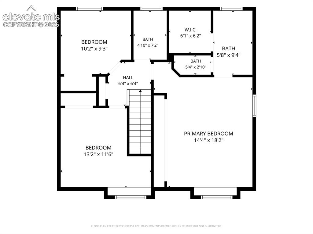 Image 42 of 44: 2nd Level Floor Plan
