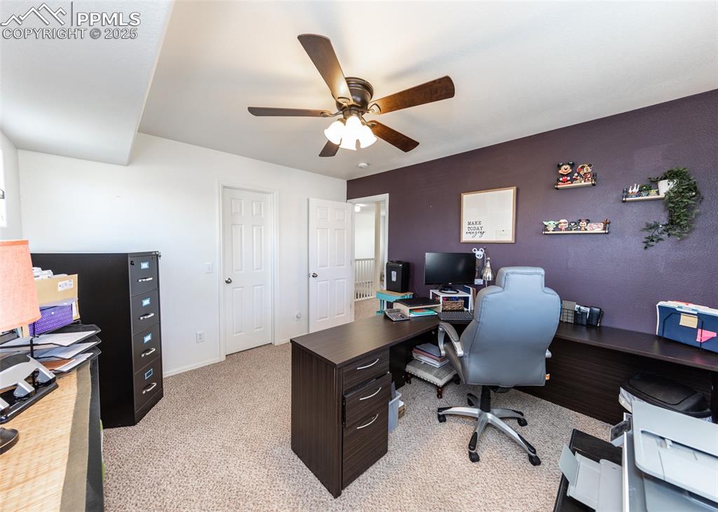 Image 32 of 50: 11x12 bedroom on upper level with walk-in closet!