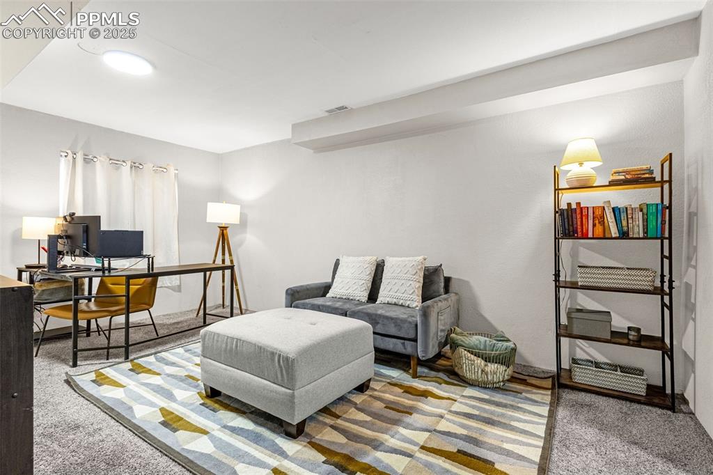 Image 21 of 30: Basement flex room, can be used as bedroom