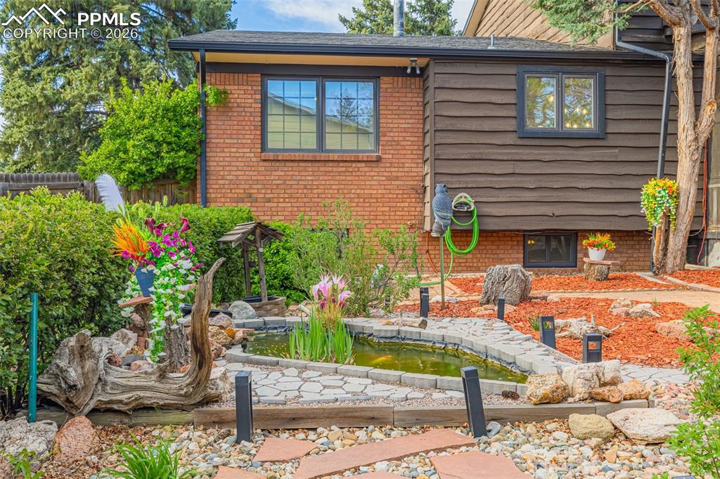 Image 39 of 45: Koi Pond-Garden Area