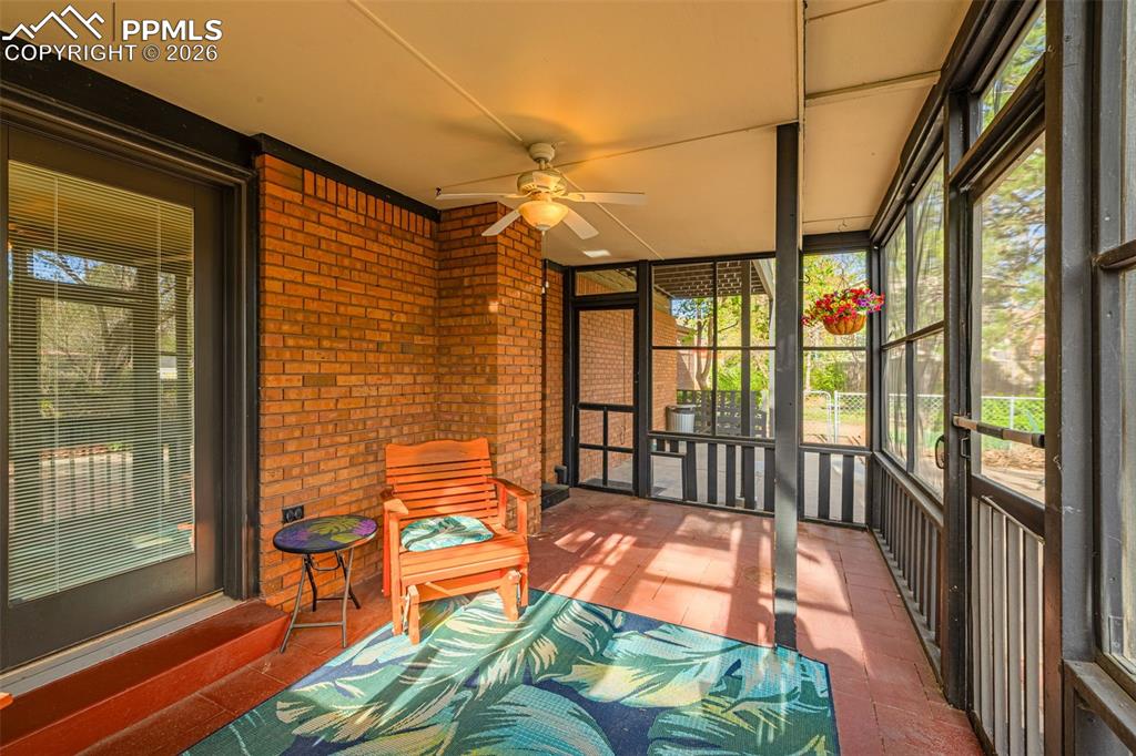 Image 40 of 45: Enclosed Sun Room