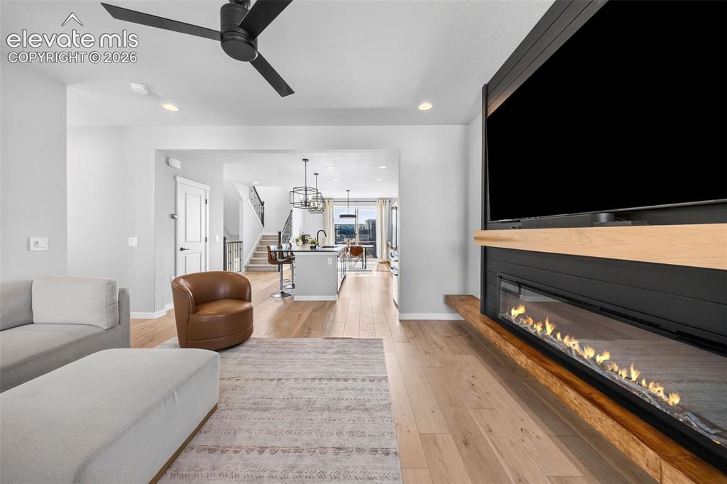 Image 11 of 48: Relax and watch your favorite show while someone special cooks dinner. Or o