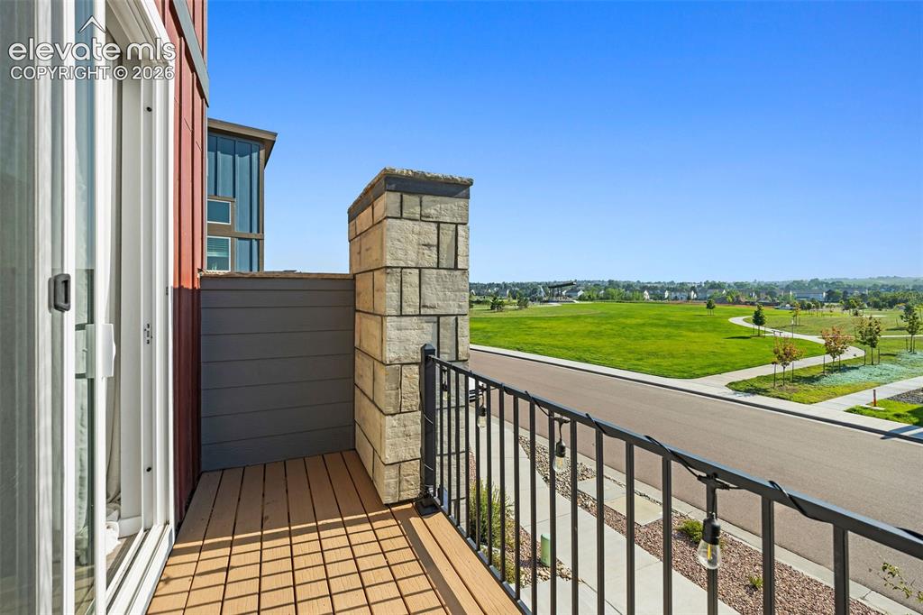 Image 38 of 48: Another view of the beautiful park from your balcony. The perfect spot for