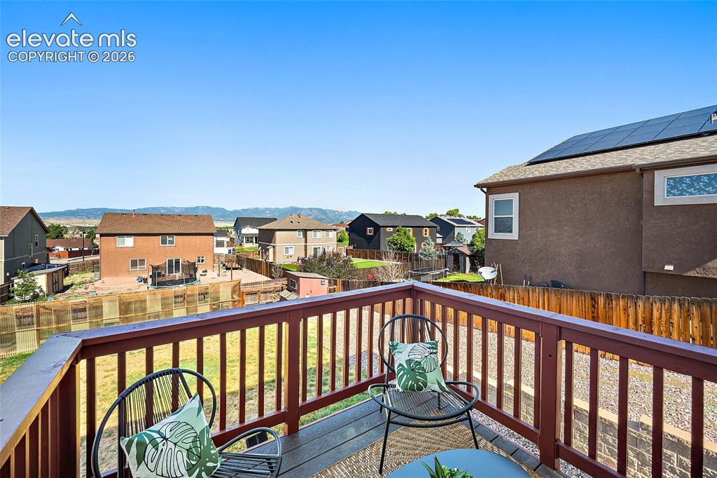 Image 13 of 38: Deck off of Main living area