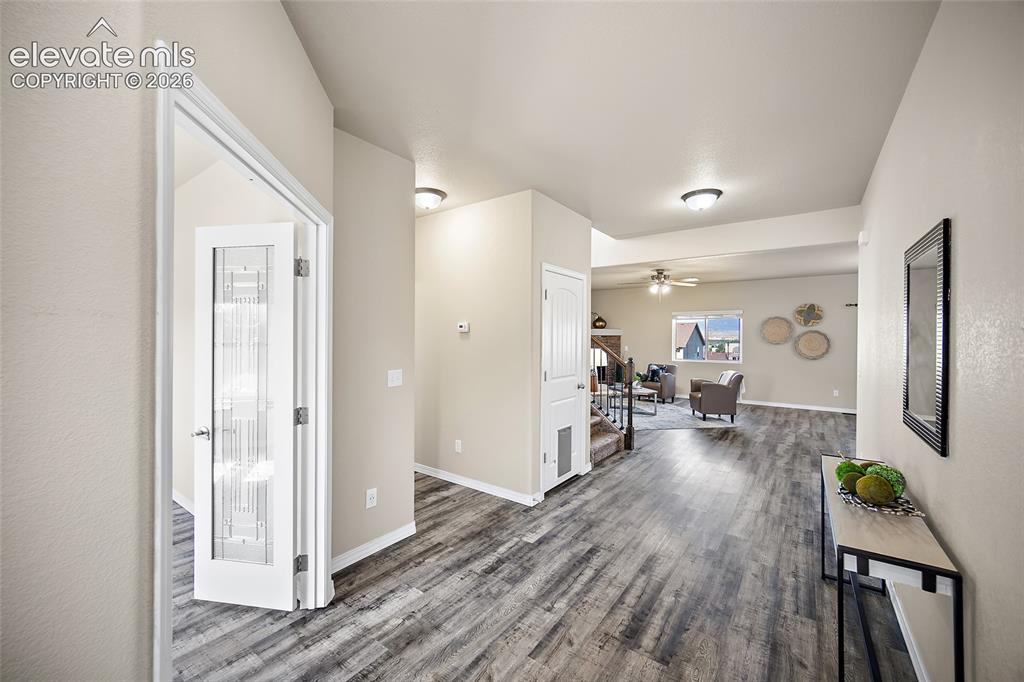 Image 2 of 38: Office with French doors to your left 