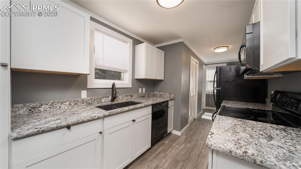 Image 12 of 14: Cottage house kitchen; complete remodel with newer: higher level granite of