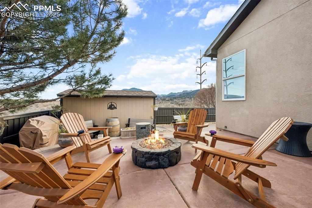 Image 11 of 45: Perfect patio for relaxing or entertaining