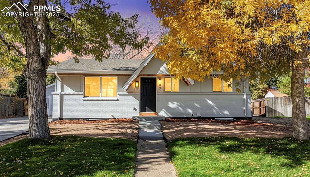 Caption: Front of Structure