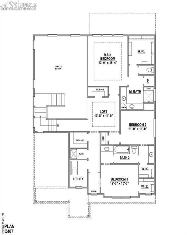 Image 3 of 6: View of room layout