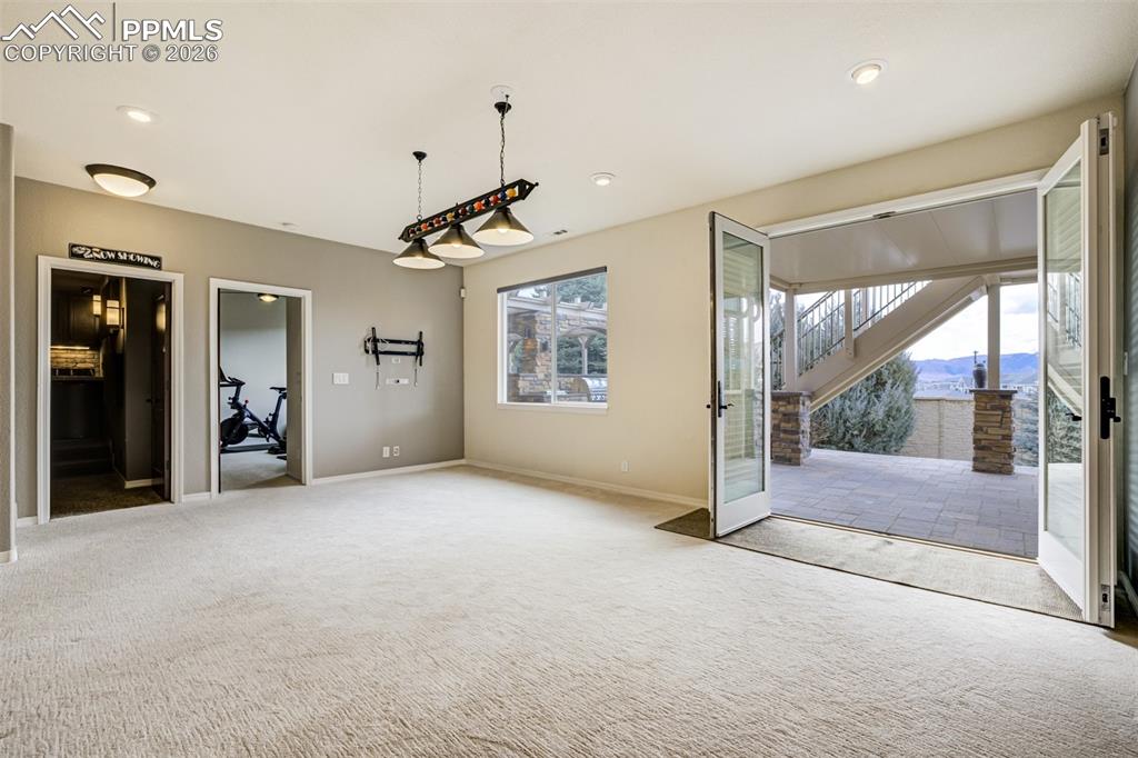 Image 28 of 50: A perfect space to entertain inside or out!