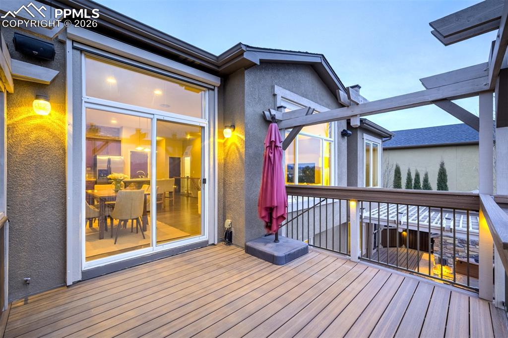 Image 45 of 50: Deck off kitchen