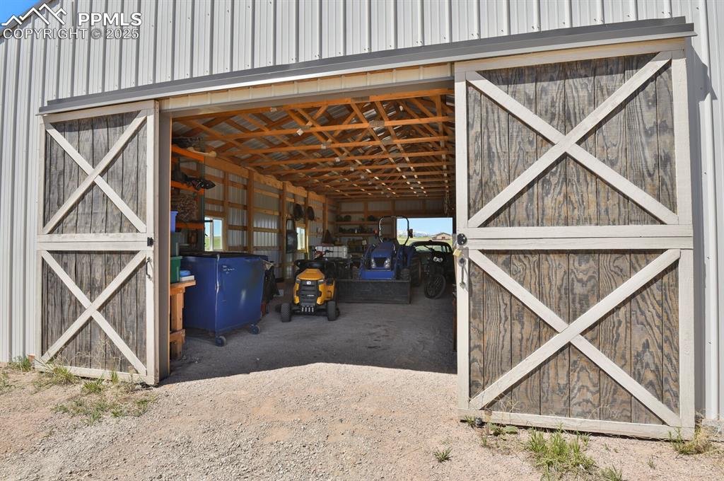 Image 46 of 50: large sliding barn doors