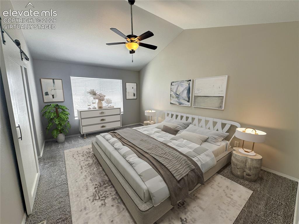 Image 16 of 43: Master Bedroom - virtually staged
