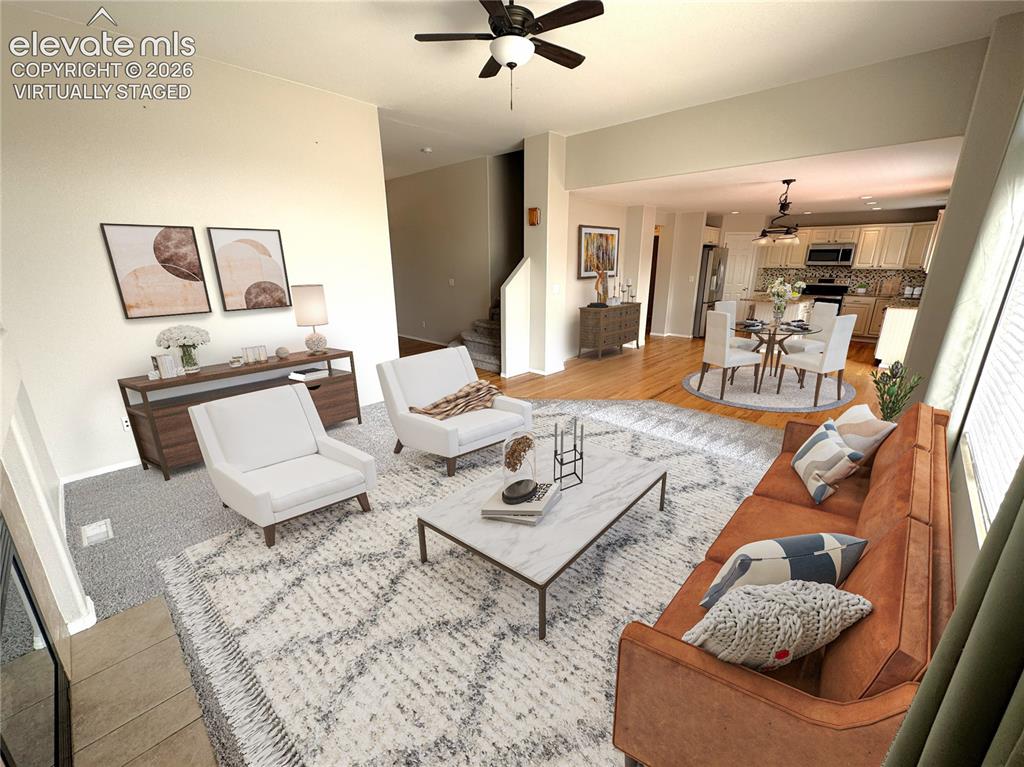 Image 7 of 43: Living Room - virtually staged