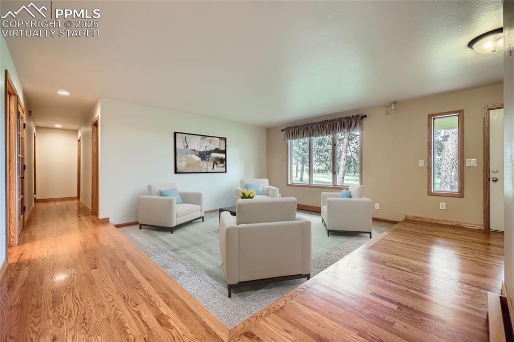 Image 9 of 50: Virtually staged living room