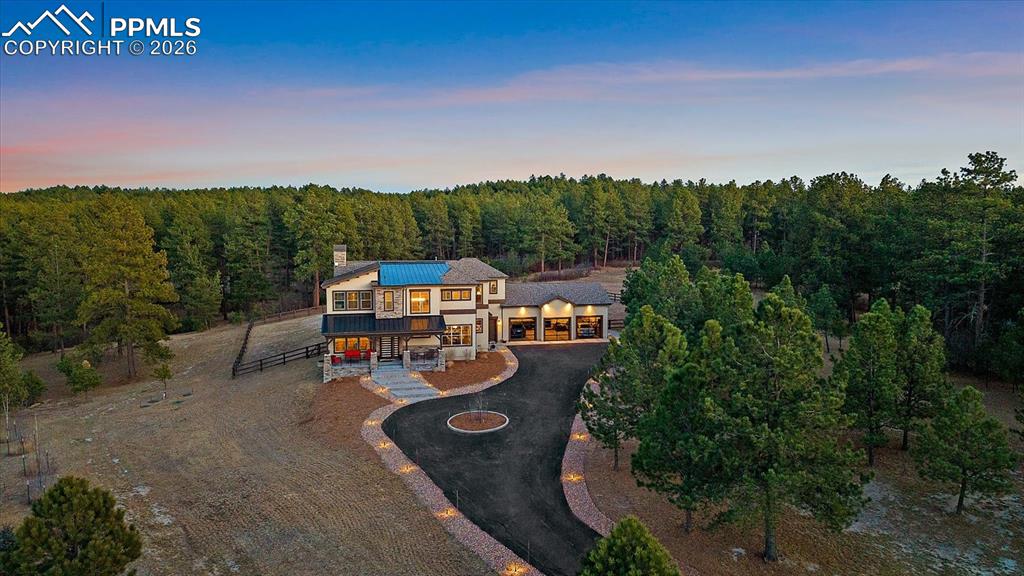 Image 50 of 50: Aerial view of 230 Big Meadow Trail
