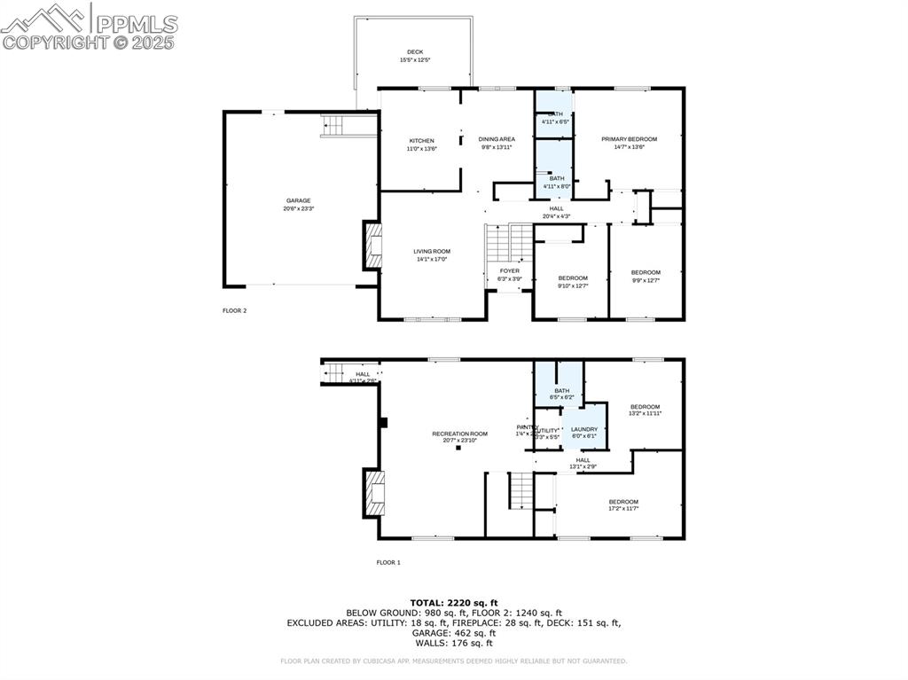 Image 46 of 49: View of home floor plan