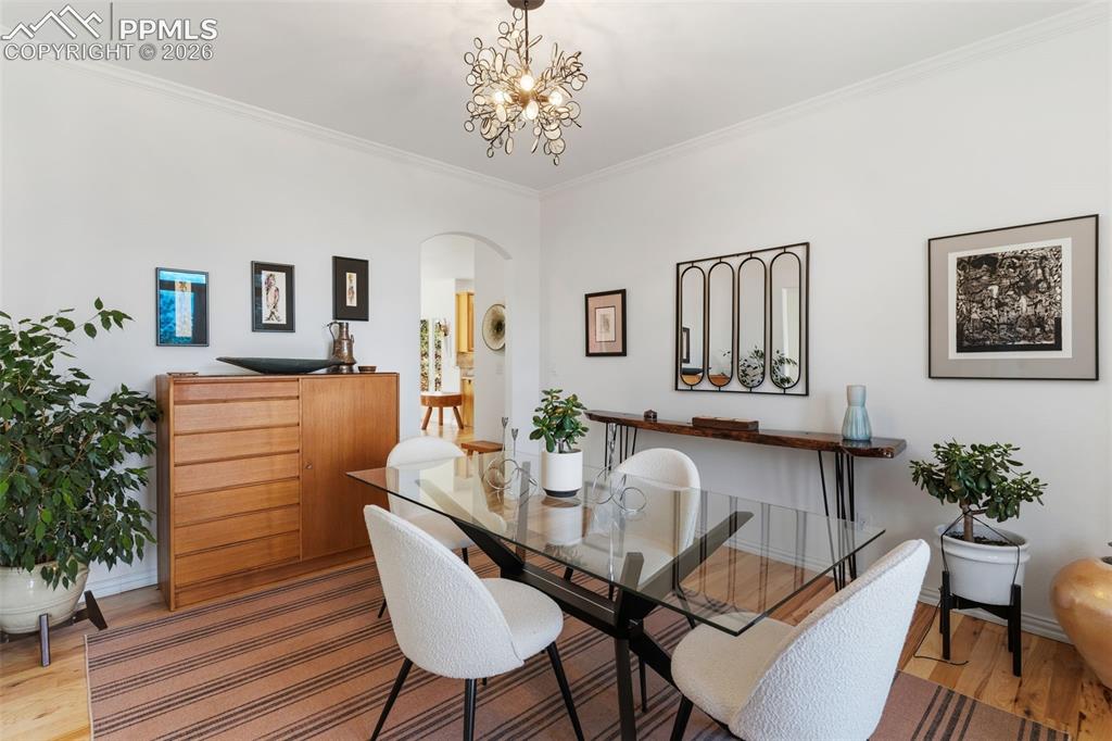 Image 13 of 49: Semi-formal dining room just off the foyer