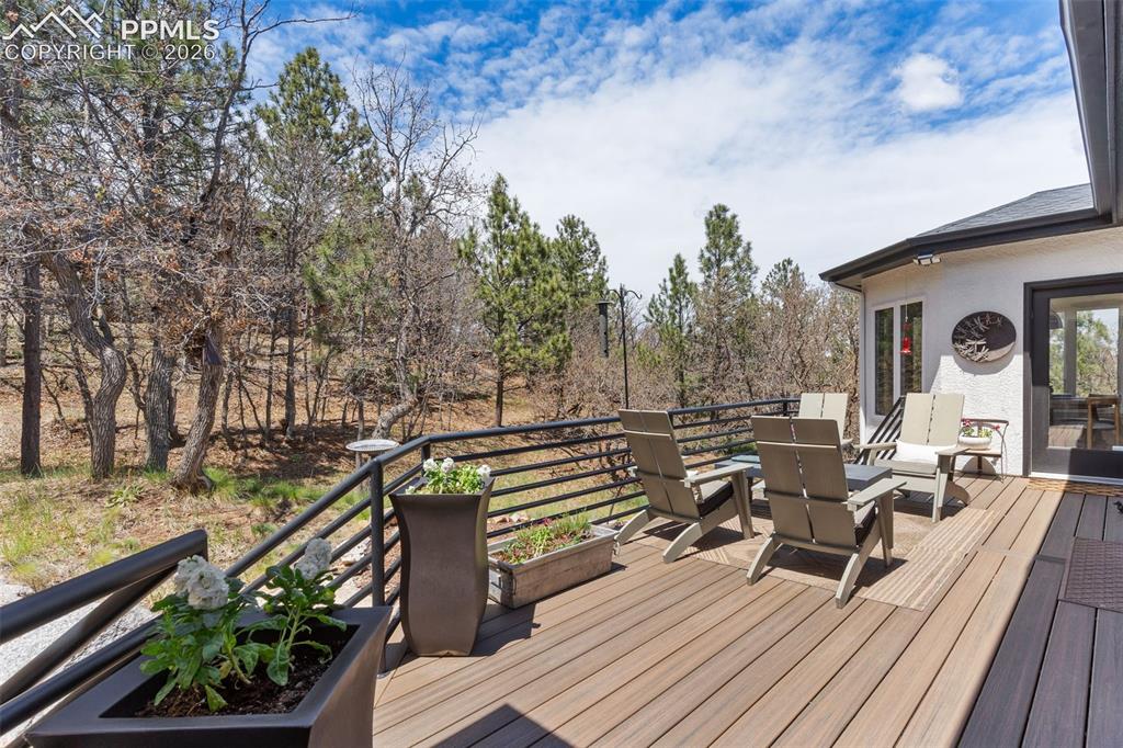Image 20 of 49: Beautiful outdoor space to enjoy some solitude on this new Trek deck!