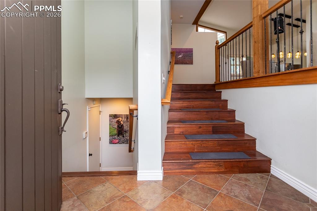 Image 7 of 45: You are immediately drawn inside by the unique design, the open, airy feeli