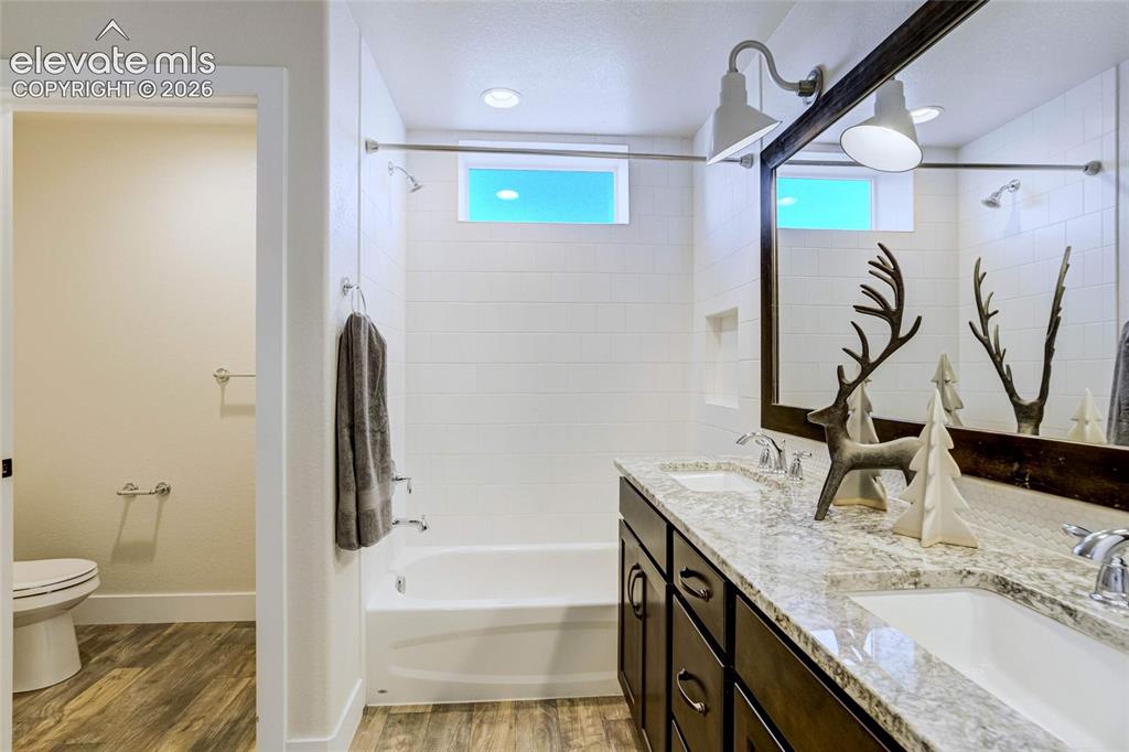 Image 43 of 50: Attached bathroom for bedroom #3