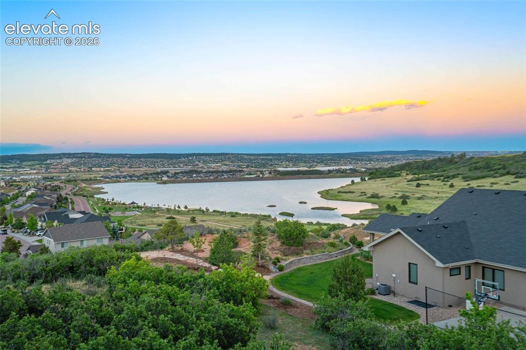 Image 48 of 50: Sunset lake view
