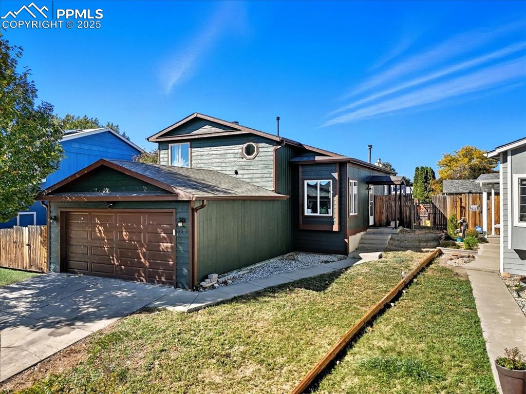 Caption: Front of Structure