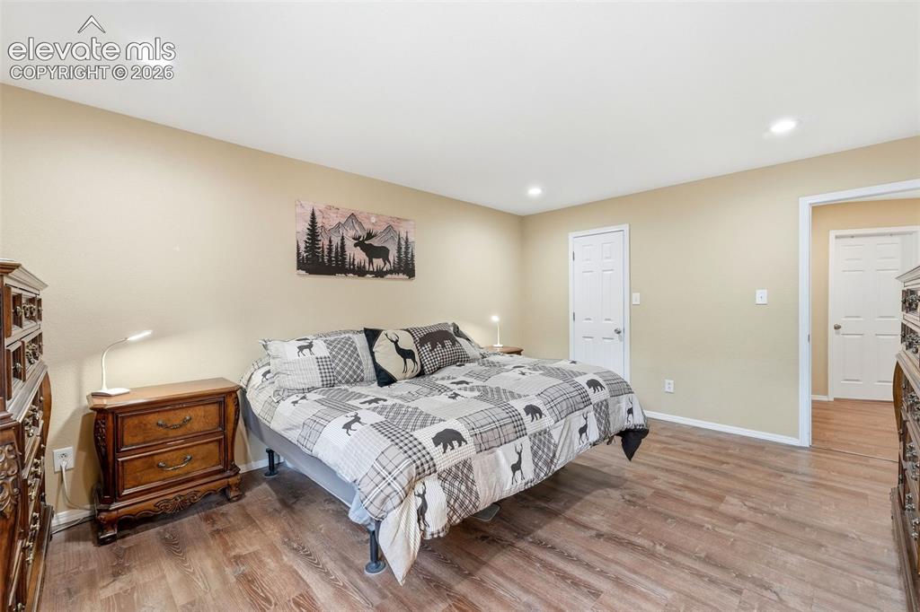 Image 11 of 42: Primary with walk-in closet and ensuite.