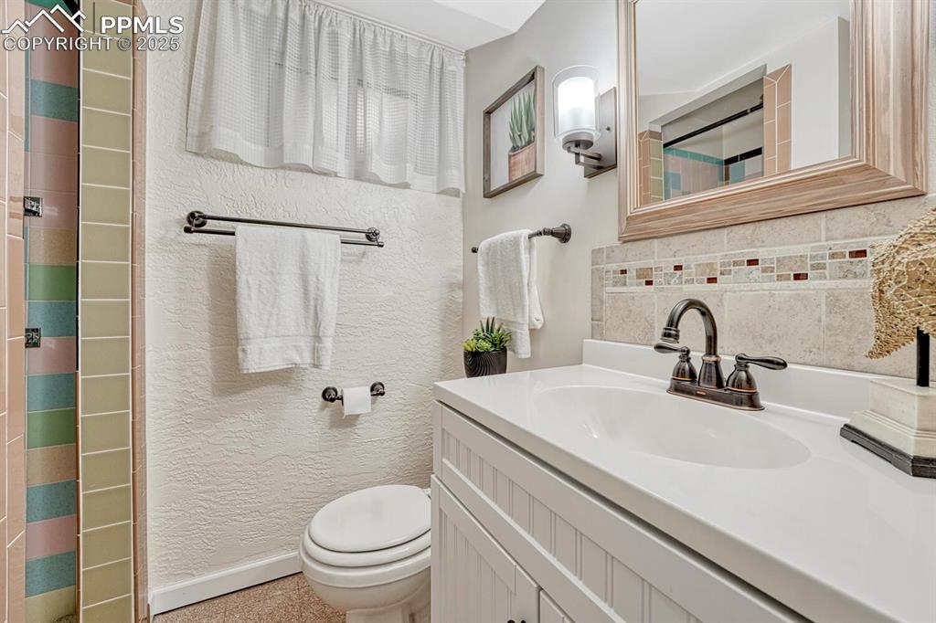 Image 37 of 50: 3/4 bathroom in basement