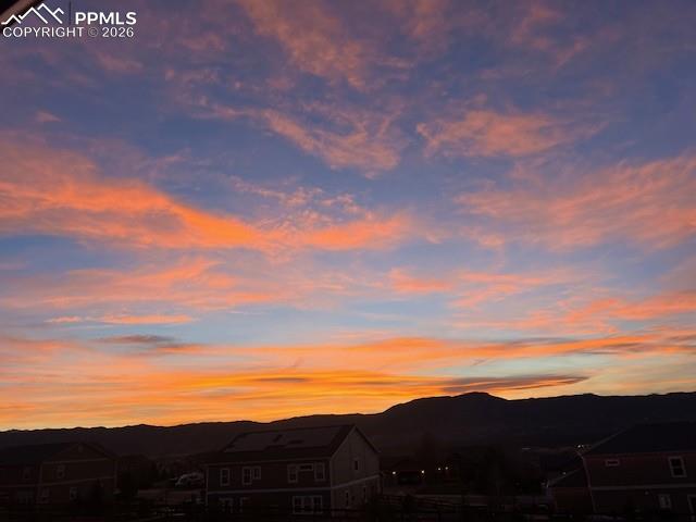 Image 31 of 42: Gorgeous sunset vistas and view of Palmer Lake Star