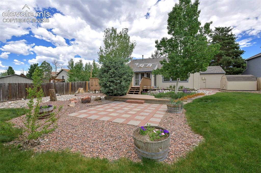 Image 33 of 45: Even has the perfect area for a firepit!