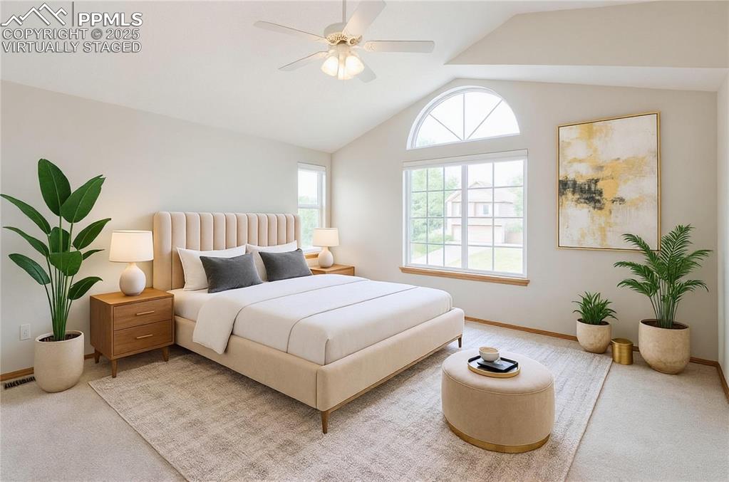 Image 17 of 41: Virtually staged Primary Bedroom
